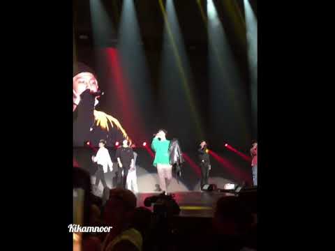 [181013] IKON JINHWAN GIVE ME A BLOW KISS DURING SOUNDCHECK @ #IKONTINUEINMY #IKONINMY