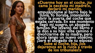 «¡Duerme hoy en el coche, tu cama la necesita mi madre!», declaró mi marido