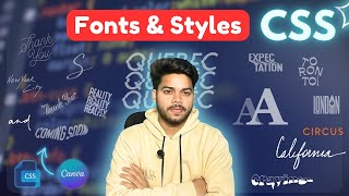 Download the video "CSS Fonts & Styles Simplified! | Learn to Design Like a Pro (Lec-3)"
