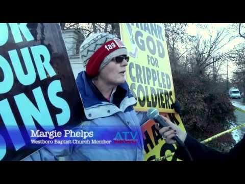 Westboro Baptist Church Protest (ATV News)
