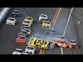 Suarez loses control, causes multi-car wreck