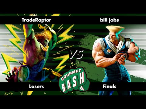 TradeRaptor (Blanka) vs bill jobs (Guile) - Gourmet Bash 4 - SF6 - Losers Finals