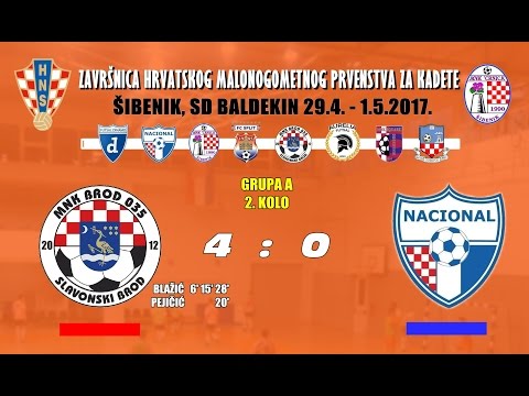 PH FUTSAL KADETI: BROD 035 - NACIONAL, 30.04.2017.