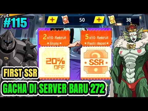 GACHA SSR PERTAMA DI SERVER BARU ONE PUNCH MAN THE STRONGEST