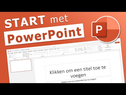 Cursus PowerPoint |  Hoe maak ik een PowerPoint Presentatie?