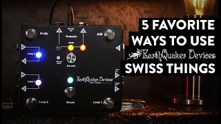 Video thumbnail for EarthQuaker Devices Swiss Things Pedalboard Reconciler Demo - in stereo by The Pedal Zone