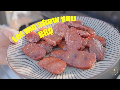 BBQ Chicken, Beef, and Sujuk!