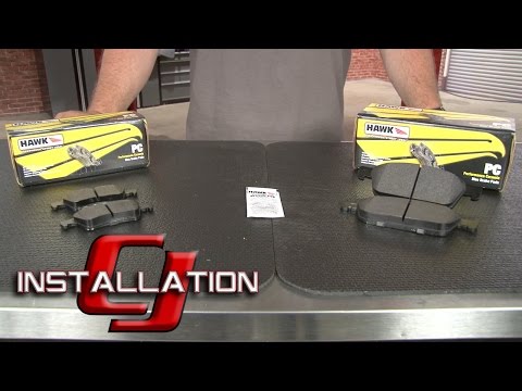 Focus ST Hawk Performance Brake Pad Ceramic Rear/Front Set 2013-2018 Installation