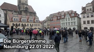 Die Bürgerstimme Burgenlandkreis, Demonstration in Naumburg
