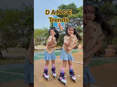 Susah banget Dance Brazil pakai Sepatu Roda😂🤣 #kembar #dance #jogetviral #trend #shorts