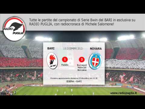 Bari-Novara 1-3 radiocronaca di Michele Salomone 15dic2012