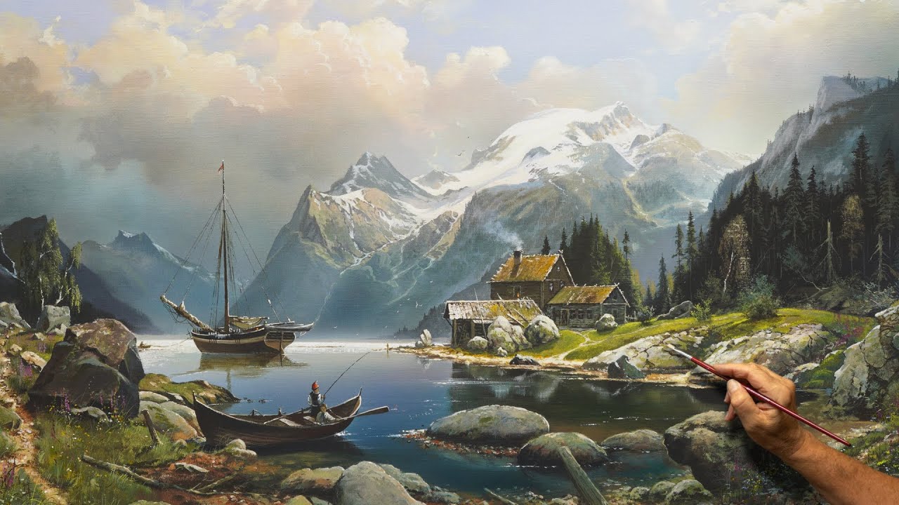 "Good Old Times" Acrylic painting. Artist - Viktor Yushkevich. #159