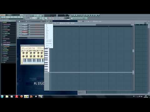 Video #4 FL STUDIO / FRUITY LOOPS  midi keyboard & chords