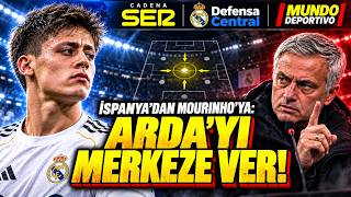 Arda Güler için İSPANYA AYAĞA KALKTI! Mourinho'ya ÇOK NET MESAJ | Roma - Real Ma