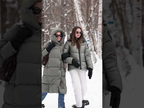 Après-ski, redefined. #CanadaGoose #FashionTikTok #WinterFashion #Puffer #ApresSki