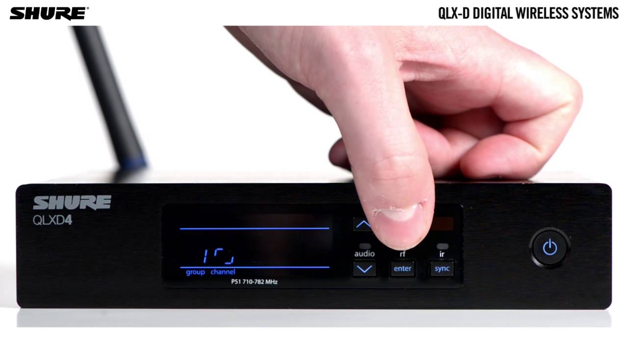 QLXD4 - Digital Wireless Receiver - Shure USA QLXD4 - Digital Wireless Receiver - Shure USA