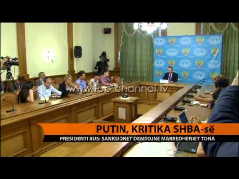 Putin, kritika SHBA-së - Top Channel Albania - News - Lajme