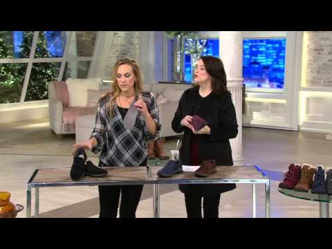 Earth Suede Water Resistant Slip-on Shoes - Journey on QVC