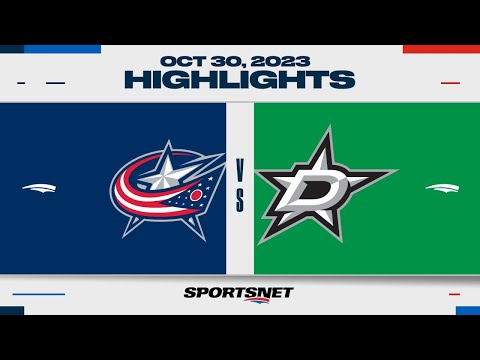 NHL Highlights | Blue Jackets vs. Stars - October 30, 2023