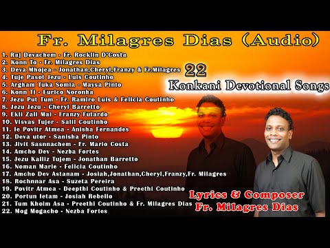 22  Konkani Devotional Songs | Fr. Milagres Dias (Audio) |