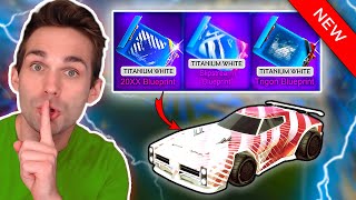 *NEW* PAINTED 20xx , TRIGON , & HEXED DECAL w/ TITANIUM WHITE DOMINUS (Rocket League Update News)