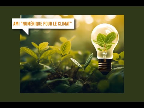 Webinaire AMI Numérique pour le climat avec la Région Normandie