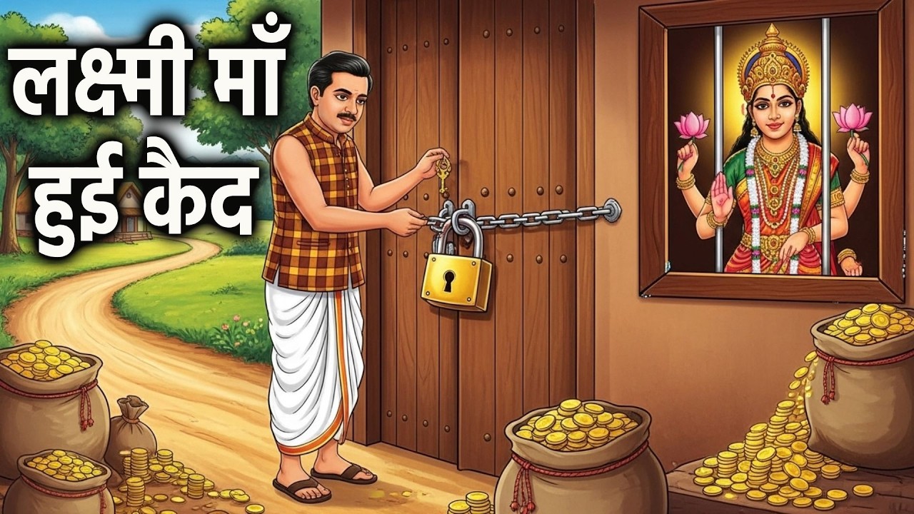 लक्ष्मी माता हुई कैद |Lakshmi Mata Hui Kaid | Diwali Ki Kahani | Diwali 2024 | Hindi Kahaniya