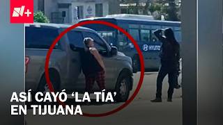 This is how “La Tía” was arrested in Tijuana, identified as a recruiter for the CJNG - En Punto
