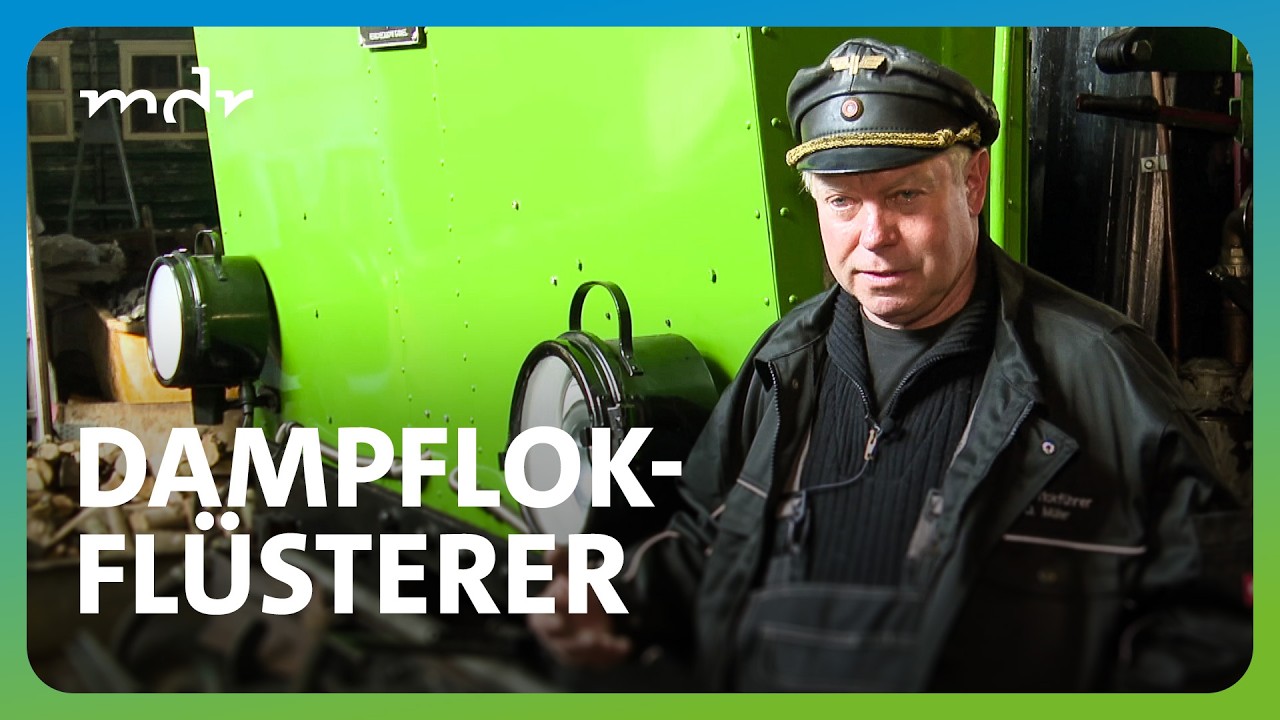 Dirk Müller schraubt zum Saisonstart der Meuselwitzer Kohlebahn an Dampflok "Hilde" | MDR um 4 | MDR