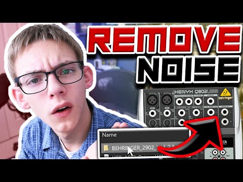 FIX NOISE on Behringer Xenyx Q802USB!
