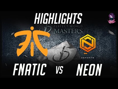 Fnatic vs Neon Esports Perfect World Masters Quali Highlights Dota 2 by Time 2 Dota #dota2