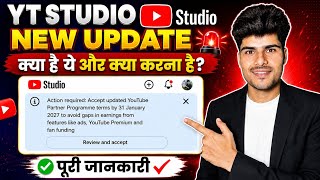 Download lagu Action Required: Accept Updated YouTube Partner Programme Terms | YT Studio Action Required Notice mp3 Download lagu Action Required: Accept Updated YouTube Partner Programme Terms | YT Studio Action Required Notice mp3