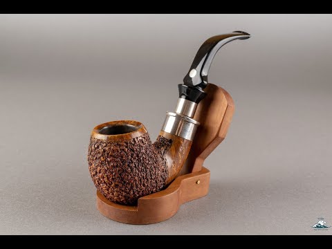 Handmade Mastro de Paja Pesaro 0B Rusticated Bent Apple Spigot 9mm *SOLD*