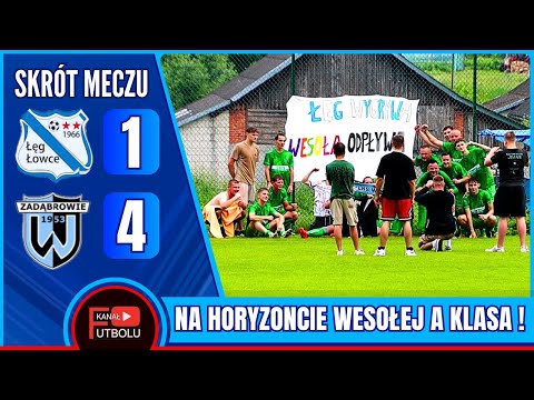 Łęg Łowce 1-4 Wesoła Zadąbrowie | Skrót Meczu: Klasa B | 08/06/2025