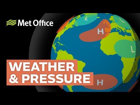 How does atmospheric pressure affect weather?