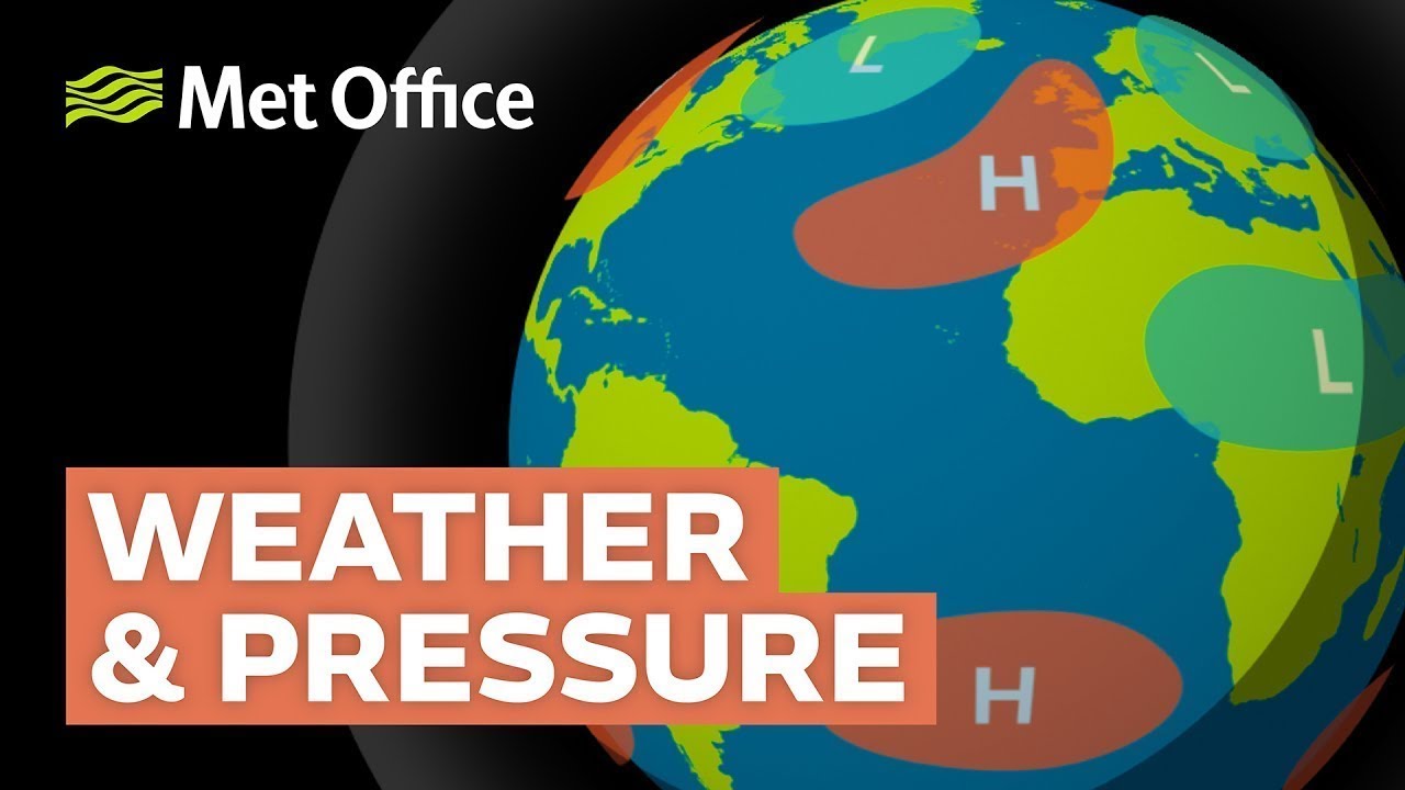 How do high and low air pressure affect the weather?