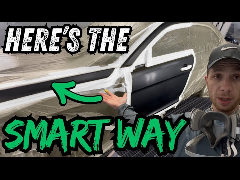 „So lackieren Sie eine SMART-Reparatur wie ein Profi (perfekte Mischung auf einer Karosserielinie...