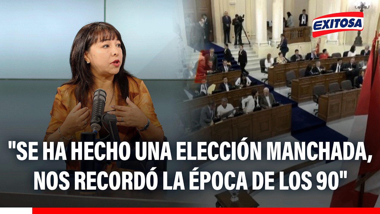 🔴🔵 Mirtha Vásquez cuestiona votación para la Mesa Directiva del senado