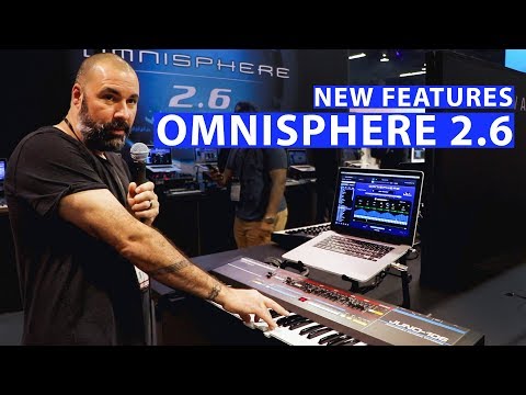 What's New In Omnisphere 2.6 -  NAMM Show 2019 New Features with James from Spectrasonics