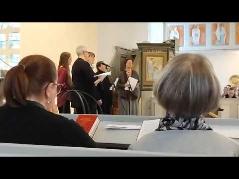 Ekumenisk lovsång i Örkelljunga- Jag vet vilka tankar ( Ledd av Cantate)