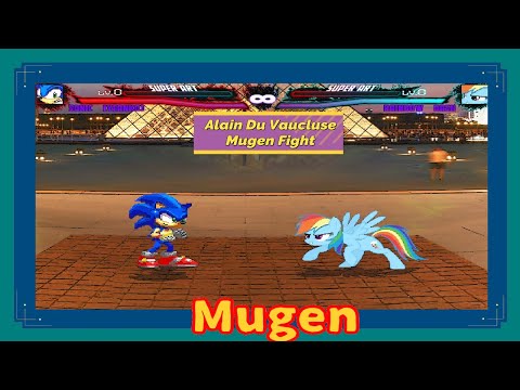 Mugen : Sonic Vs Rainbow Dash (Request)