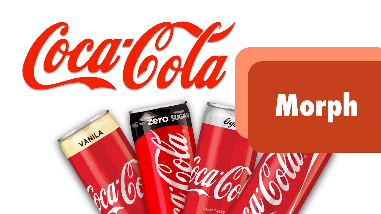 How to create an animated presentation with 🔥🔥Morph Transition🔥🔥 in PowerPoint | Coca-Cola