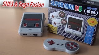 Sega Mini Megadrive Classic Unbox, Review & Testing | 16-bit in an Snes Mini Casing :D
