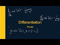 Derivatives of arcsin(x) and arccos(x) explained