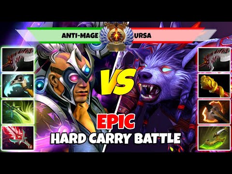 ANTI-MAGE (Carry) vs URSA (Carry) - Epic Battle Of Immortal Rank Dota 2 Players - Z Dota 2