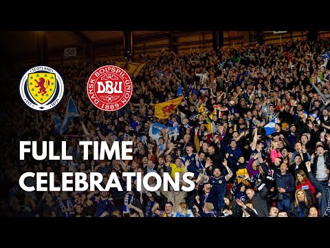 FULL TIME SCENES!! SCOTLAND MAKE THE WORLD CUP!!!