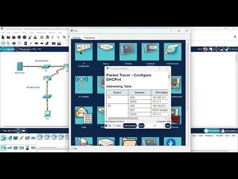 7.2.10 Packet Tracer - Configure DHCPv4