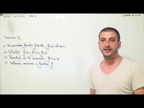 Grade 10 - Initial test No. 1 - Mathematics - profesorultau.ro