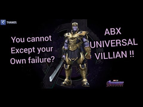 ABX UNIVERSAL VILLIAN THANOS - MARVEL FUTURE FIGHT