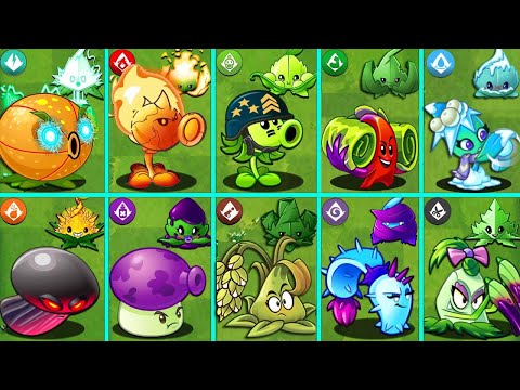 Random 10 MINT & Plants Battlez - WHo Will Win? - PvZ 2 Team Plant vs Team Plant